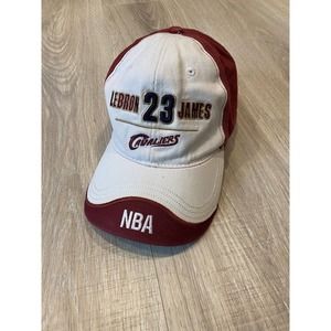 Vintage Lebron James Cleaveland Cavaliers Hat Cap NBA Elevation Adjustable 23